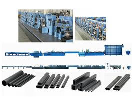 Welded carbon steel pipe mill line