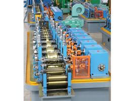 Forming, welding and sizing unit